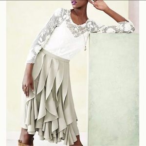 Varun Bahl Icefall Skirt Anthropologie 0P